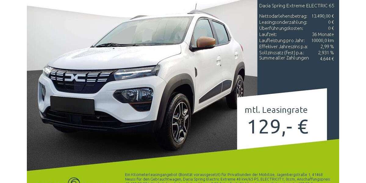 Dacia Spring 16.832 km 13.490 &euro; Borken 46325