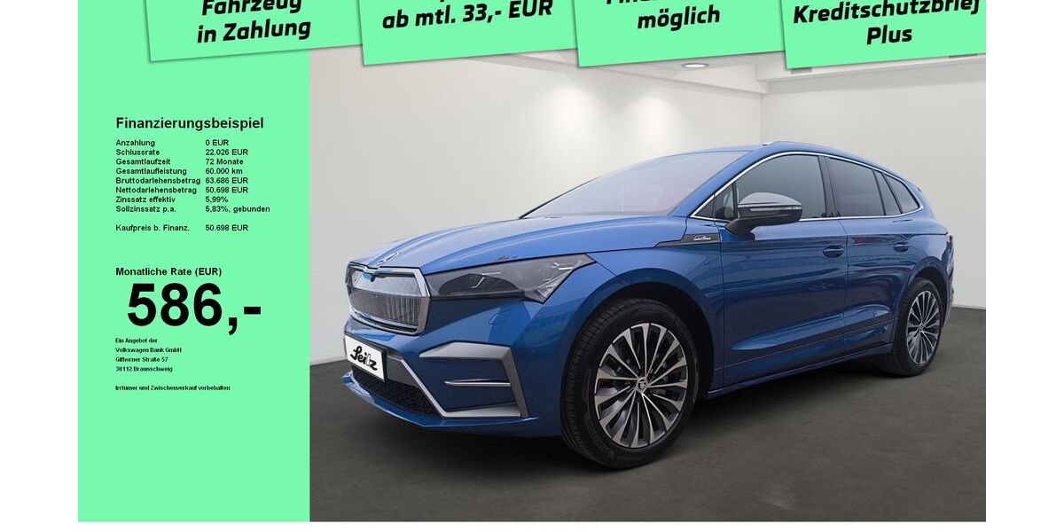 Skoda Enyaq 7.500 km 50.698 &euro; Memmingen 87700