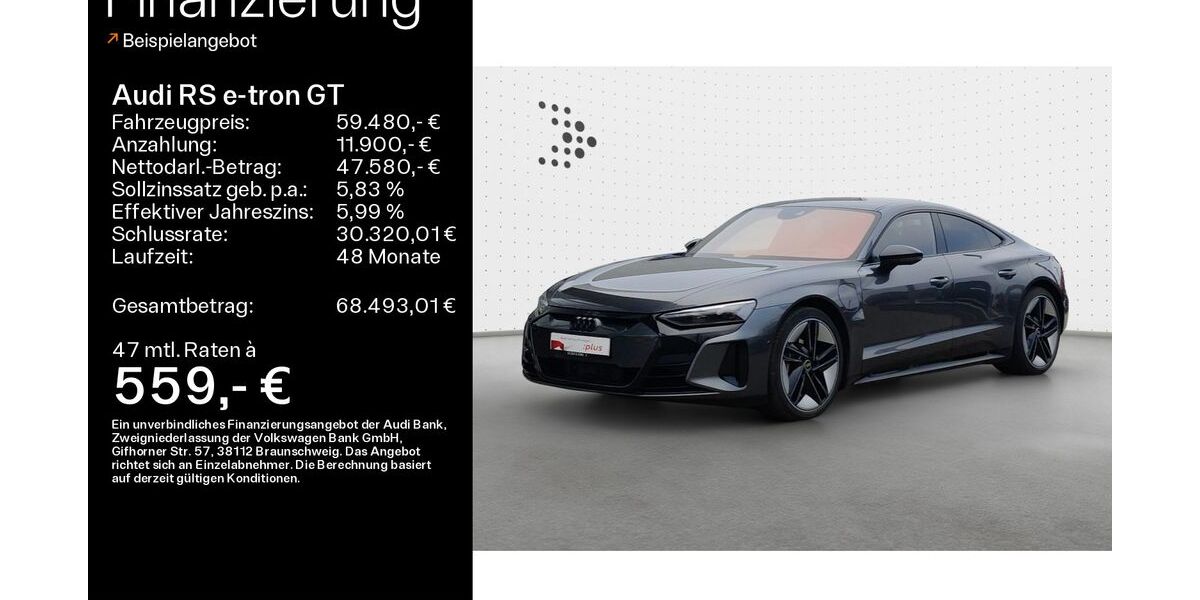 Audi RS e-tron GT 66.520 km 59.480 &euro; Haßfurt 97437