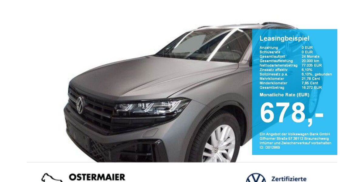 VW Touareg 17.310 km 77.035 &euro; Vilsbiburg 84137