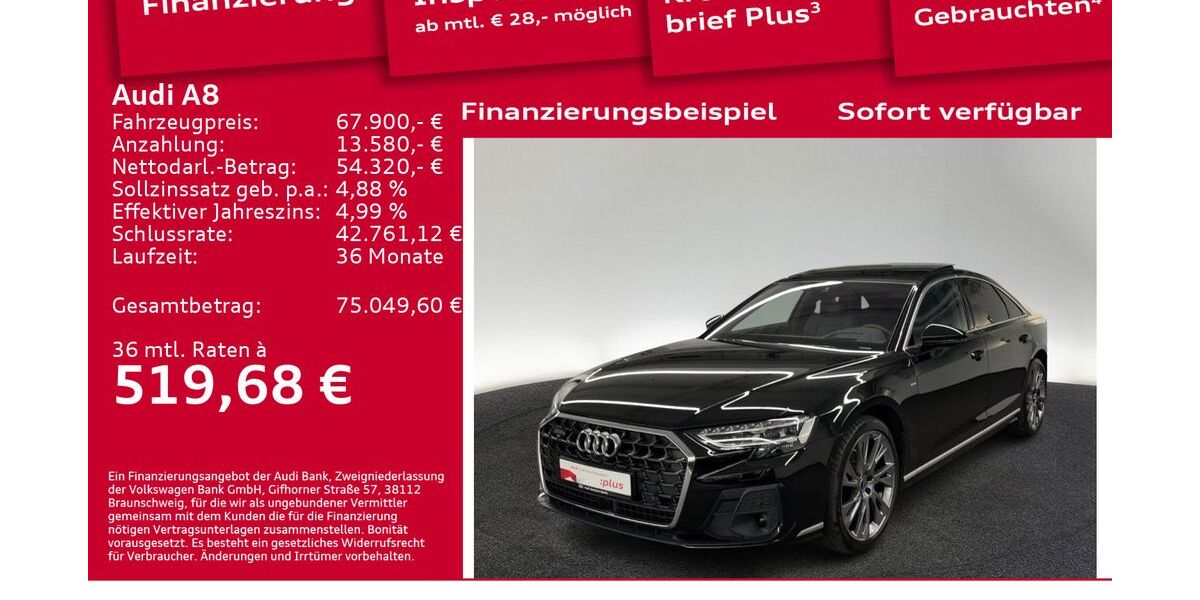 Audi A8 35.000 km 65.900 &euro; Berlin 10587