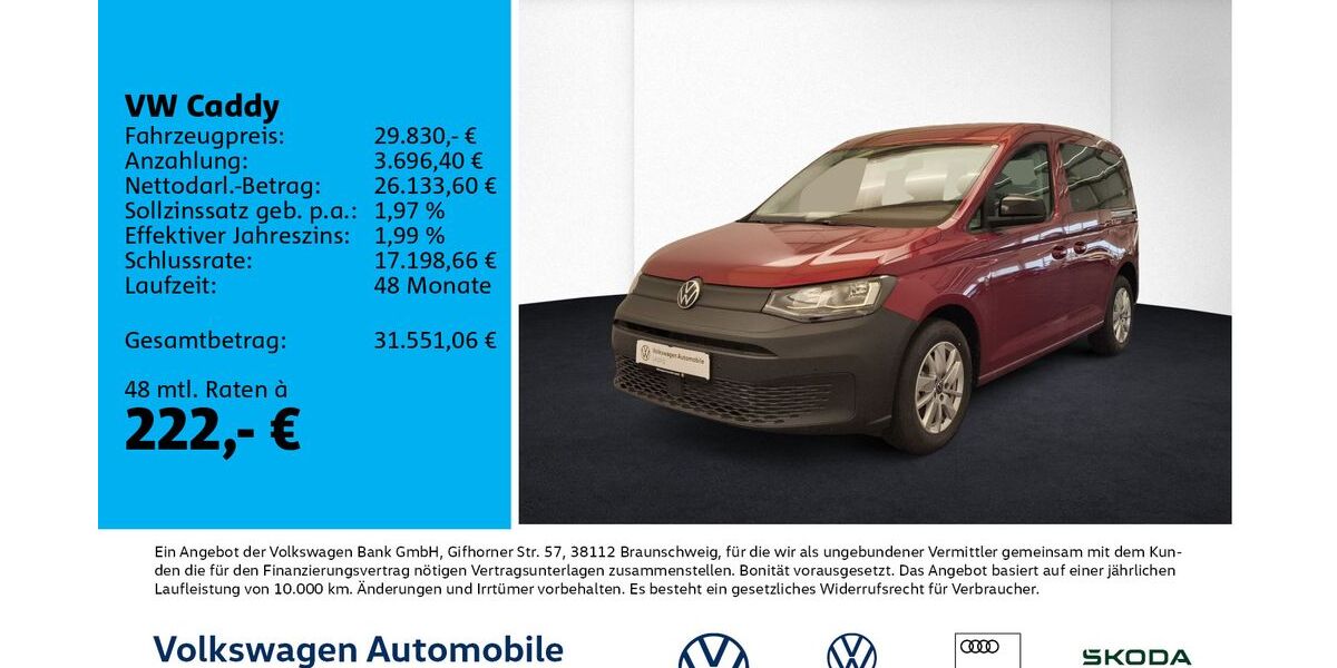 VW Caddy 30.646 km 29.730 &euro; Leipzig 04178