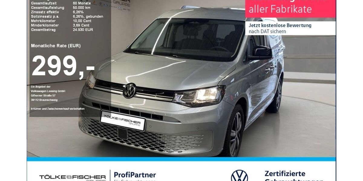 VW Caddy 4.990 km 37.399 &euro; Krefeld 47805