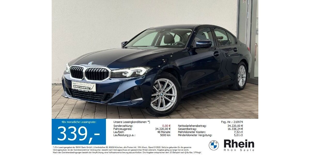 BMW 318 9.890 km 32.990 &euro; Salz 97616