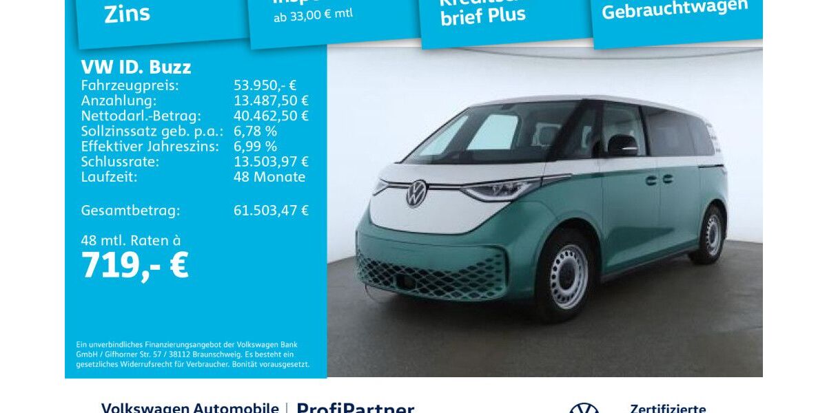 VW ID. Buzz 6.200 km 53.890 &euro; Dresden 01067
