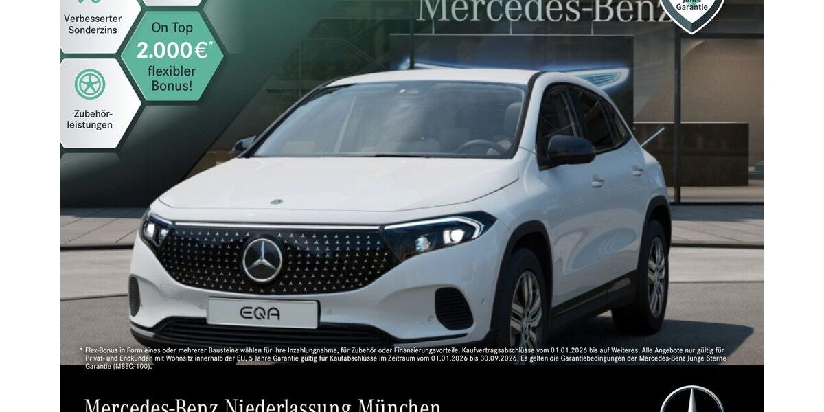 Mercedes-Benz EQA 2.148 km 36.890 &euro; München 80636