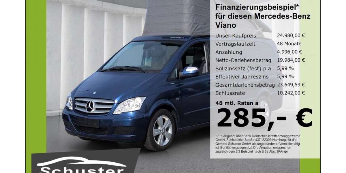 Mercedes-Benz Viano 297.066 km 24.980 &euro; Ruhstorf 94099