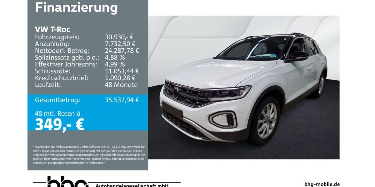 VW T-Roc 8.472 km 30.930 &euro; Rottweil 78628