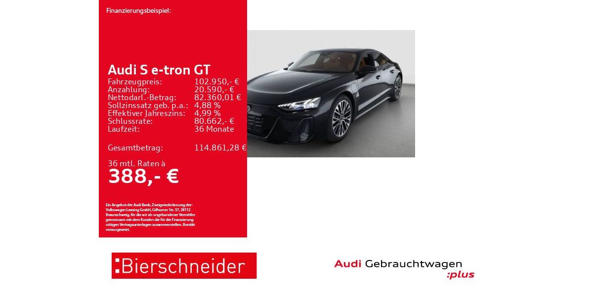 Audi e-tron GT 10.310 km 102.950 &euro; Aalen 73431