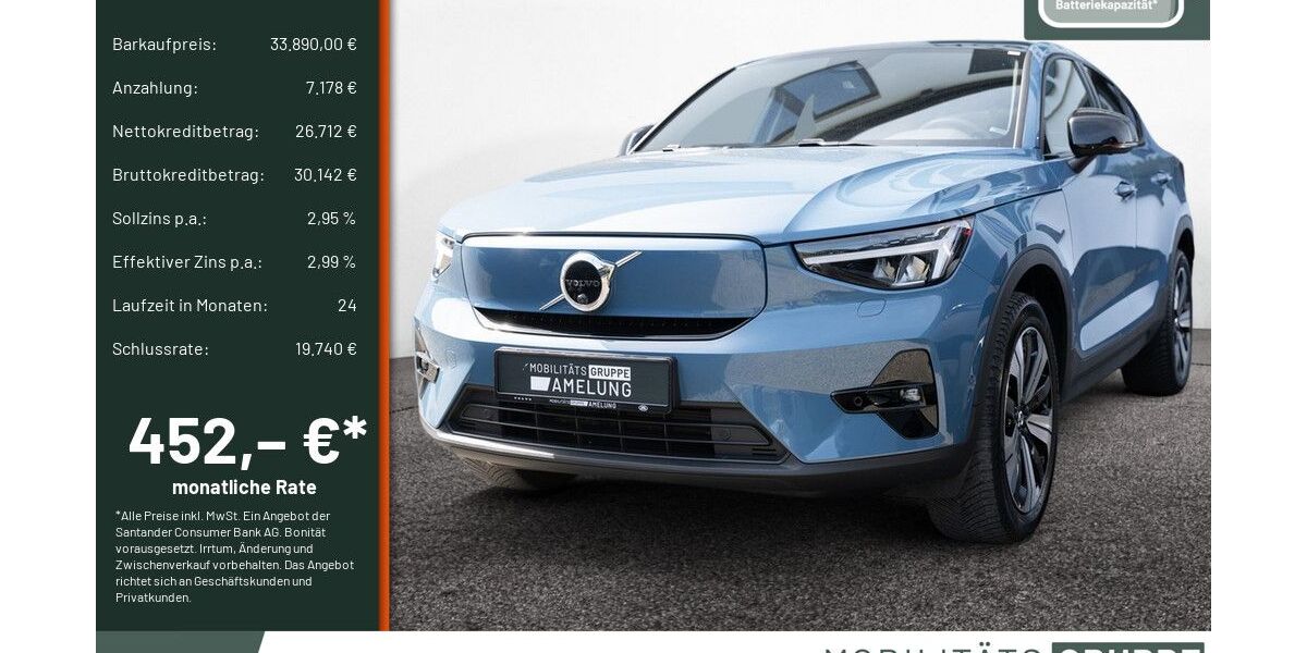 Volvo C40 38.997 km 29.390 &euro; Engelskirchen 51766