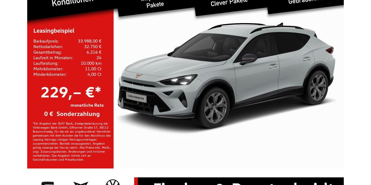 Cupra Formentor 14.019 km 33.988 &euro; Lohmar 53797