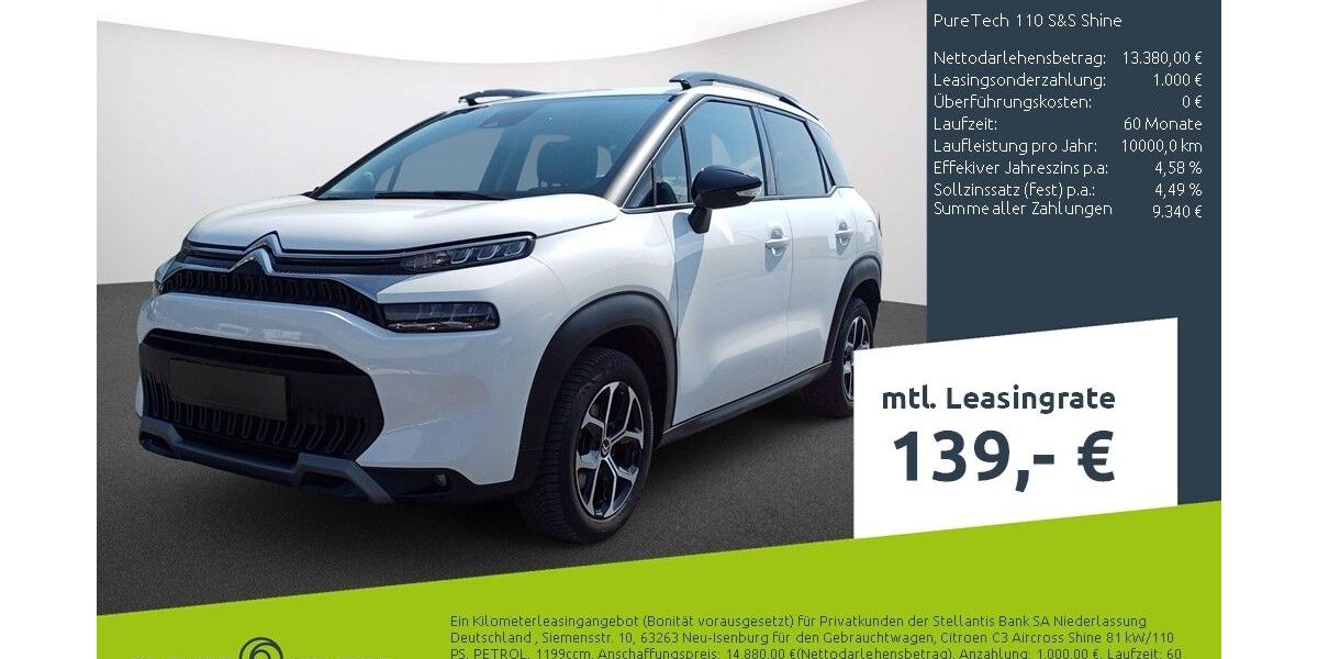 Citroen C3 Aircross 18.356 km 12.999 &euro; Borken 46325