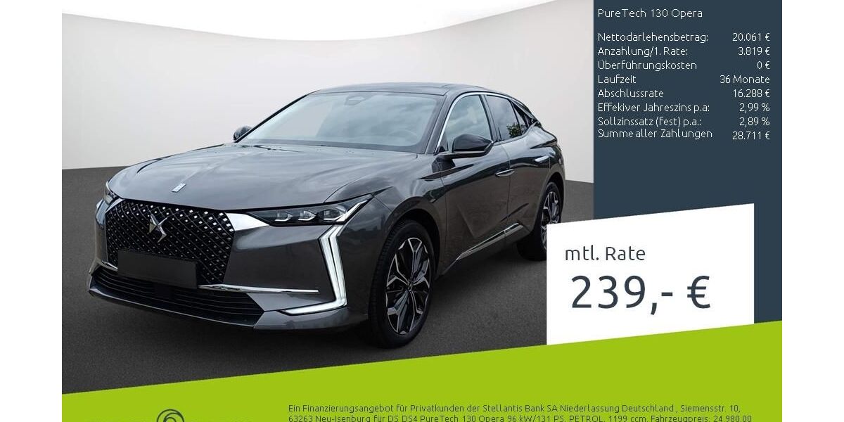 DS Automobiles DS4 20.200 km 23.680 &euro; Münster - Amelsbüren 48163