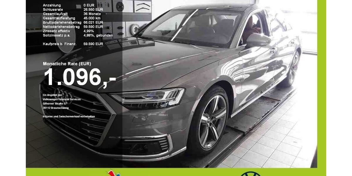 Audi A8 60.000 km 59.580 &euro; Mainburg 84048