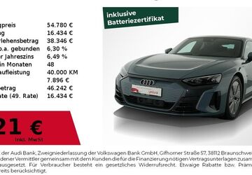 Audi e-tron GT 21.400 km 53.830 &euro; Nürnberg 90411