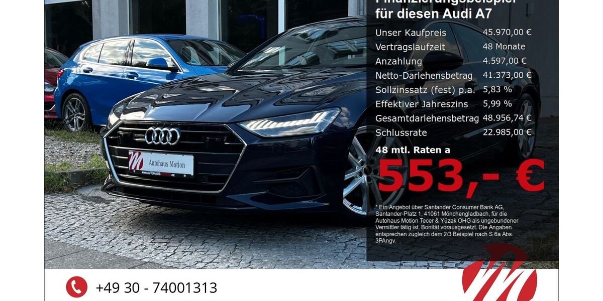 Audi A7 74.900 km 44.970 &euro; Berlin 12305