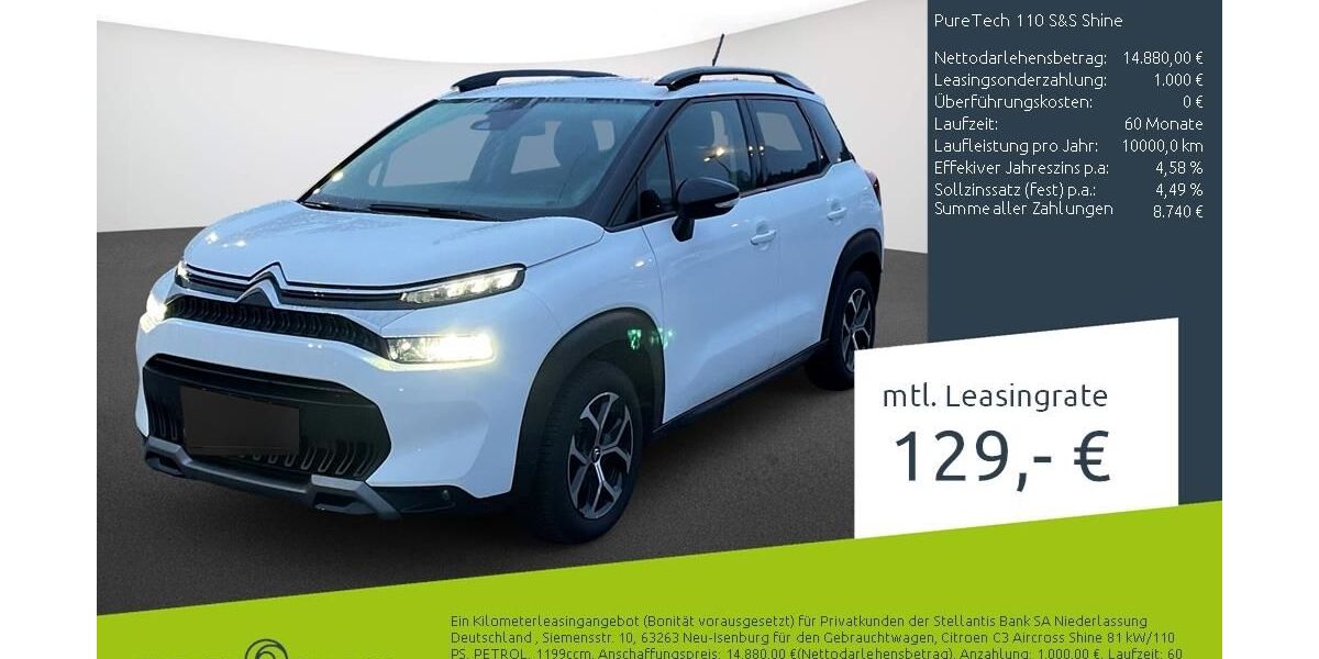 Citroen C3 Aircross 18.105 km 14.230 &euro; Borken 46325
