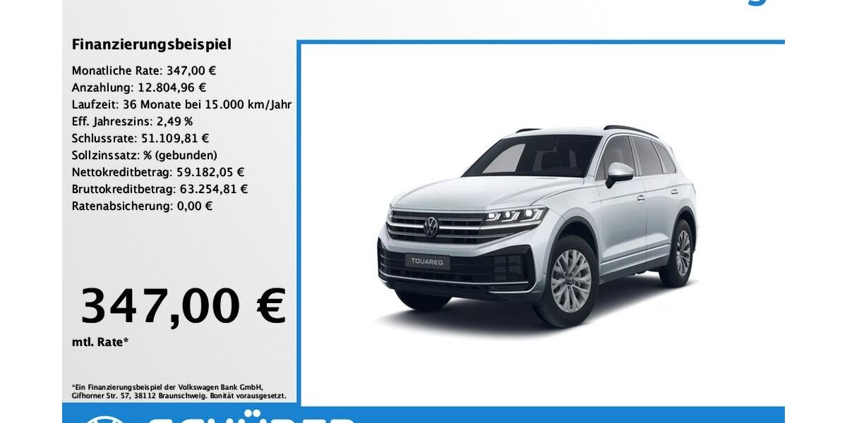 VW Touareg 4.976 km 71.987 &euro; Dießen am Ammersee 86911