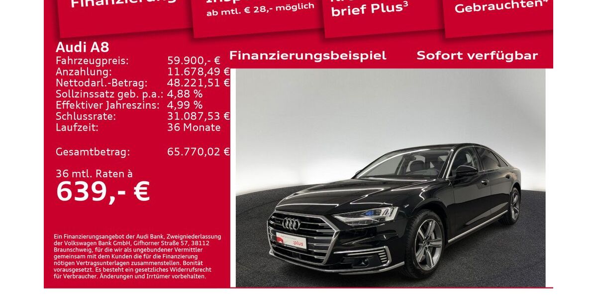 Audi A8 60.200 km 59.500 &euro; Berlin 10587