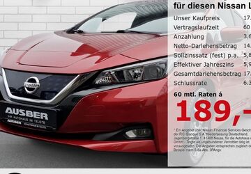 Nissan Leaf 58.249 km 17.999 &euro; Telgte 48291