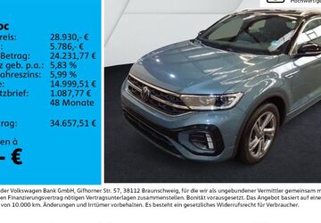 VW T-Roc 22.636 km 28.930 &euro; Leipzig 04277