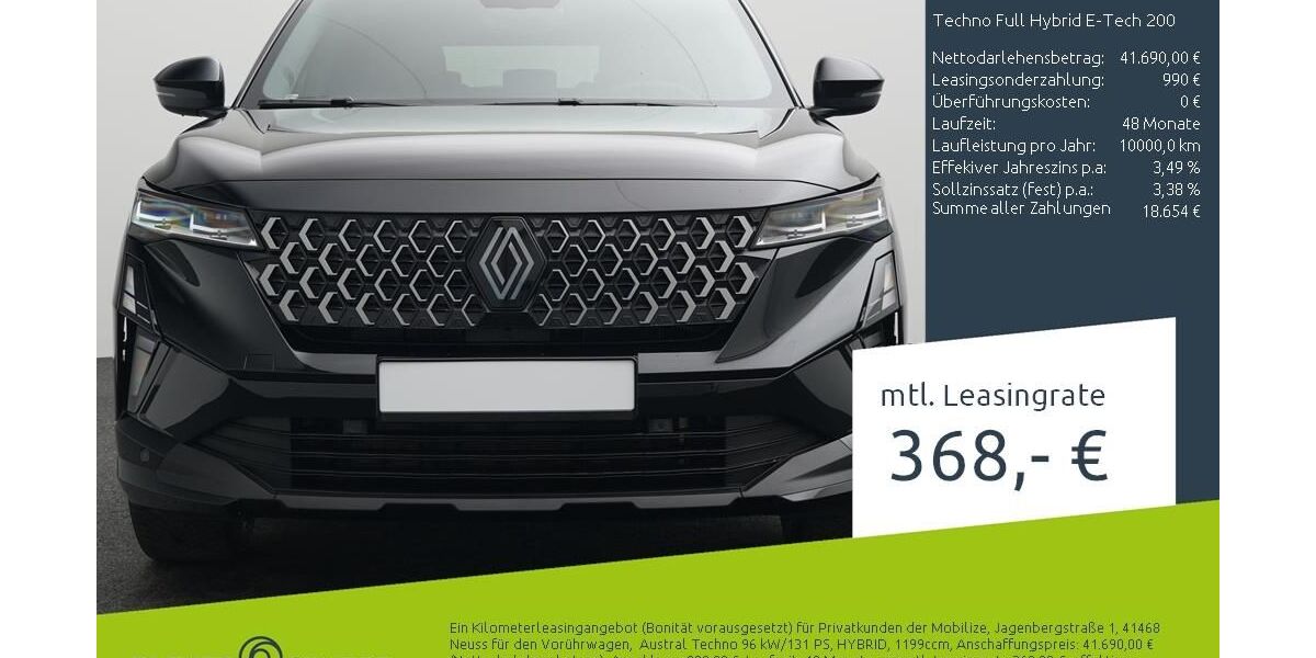 Renault Austral 15.000 km 35.490 &euro; Dülmen 48249