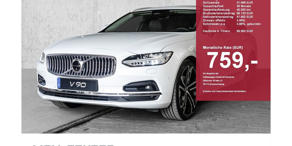 Volvo V90 5.999 km 68.950 &euro; Düsseldorf 40549