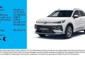 VW T-Roc 7.500 km 35.930 &euro; Leipzig 04178