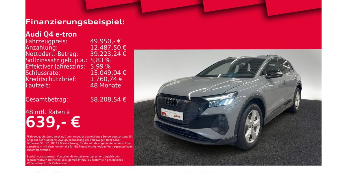 Audi Q4 e-tron 9.999 km 49.950 &euro; Hannover 30179