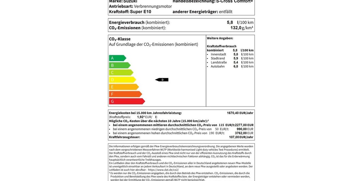 Suzuki S-Cross Comfort+ 1.5l AGS Hybrid ALLGRIP 24.950 km 27.990 &euro; Höchberg-Würzburg 97204