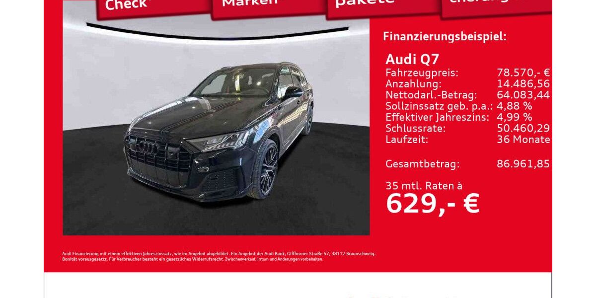 Audi Q7 10.155 km 78.570 &euro; Hamburg 22419