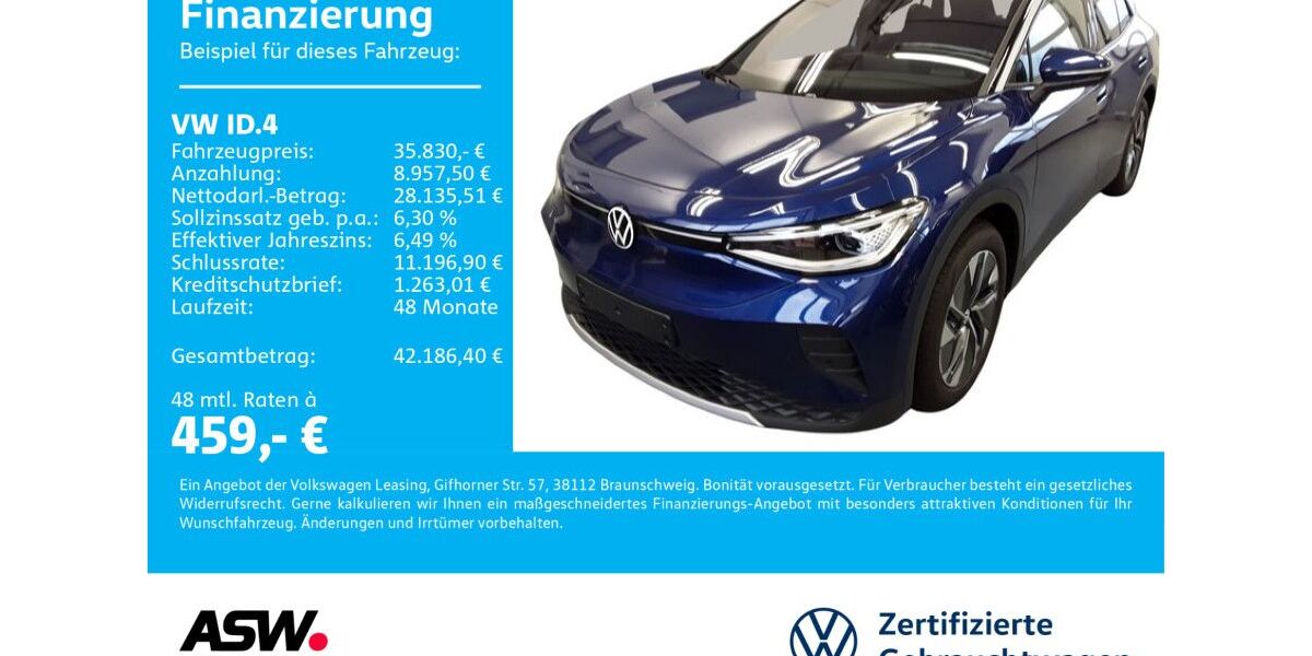 VW ID.4 5.700 km 35.830 &euro; Bad Rappenau 74906