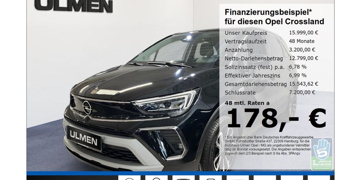 Opel Crossland (X) 29.295 km 15.999 &euro; Düsseldorf 40231
