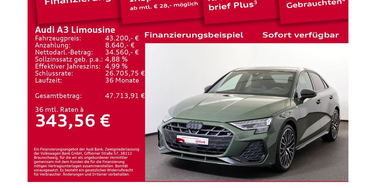 Audi A3 16.801 km 42.890 &euro; Berlin 10587