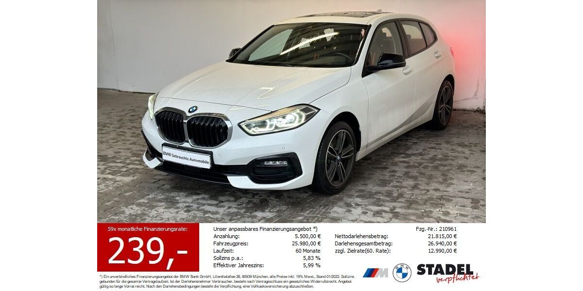 BMW 118 36.154 km 22.949 &euro; Heilbronn 74074