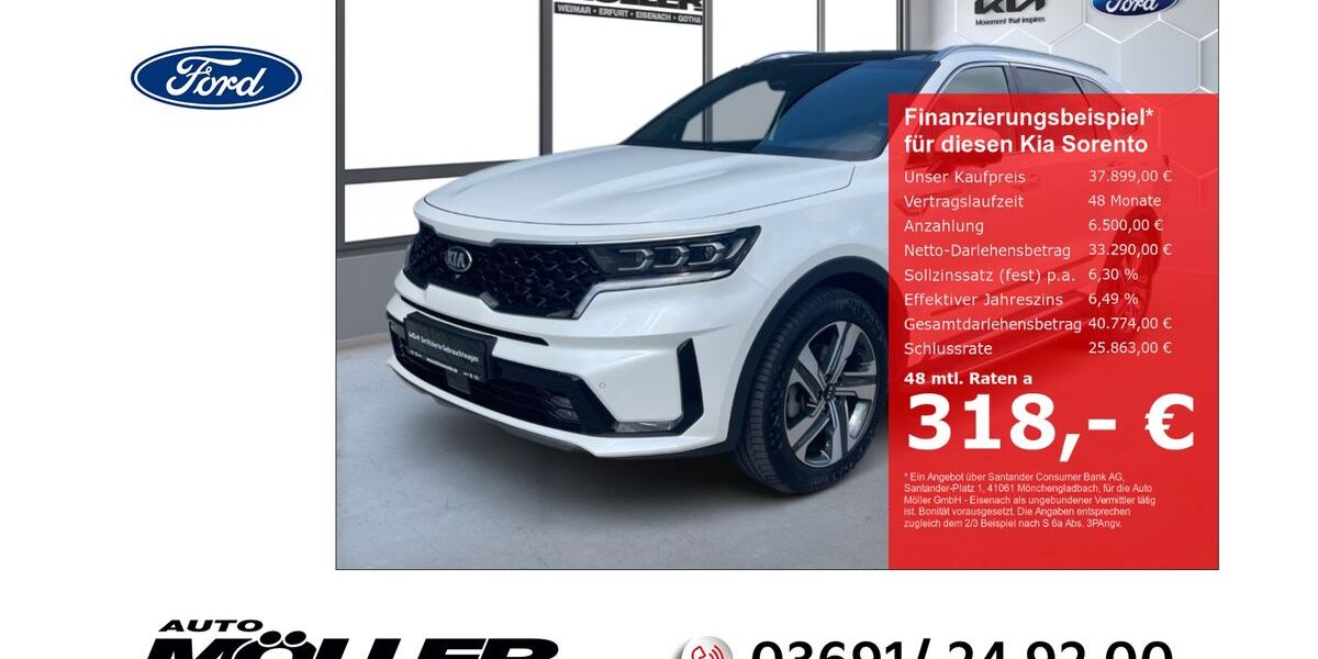 Kia Sorento 31.163 km 37.899 &euro; Eisenach 99817