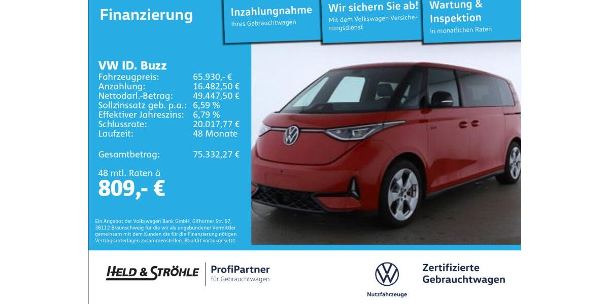 VW ID. Buzz 35.123 km 65.930 &euro; Ulm 89079