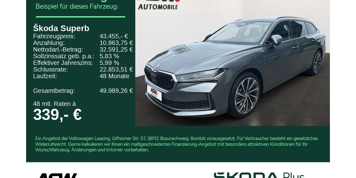 Skoda Superb 24.500 km 39.995 &euro; Bad Rappenau 74906