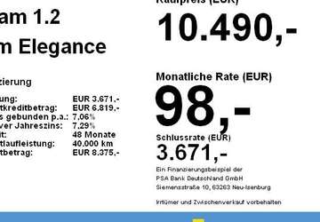 Opel Adam 64.487 km 10.490 &euro; Waiblingen 71332