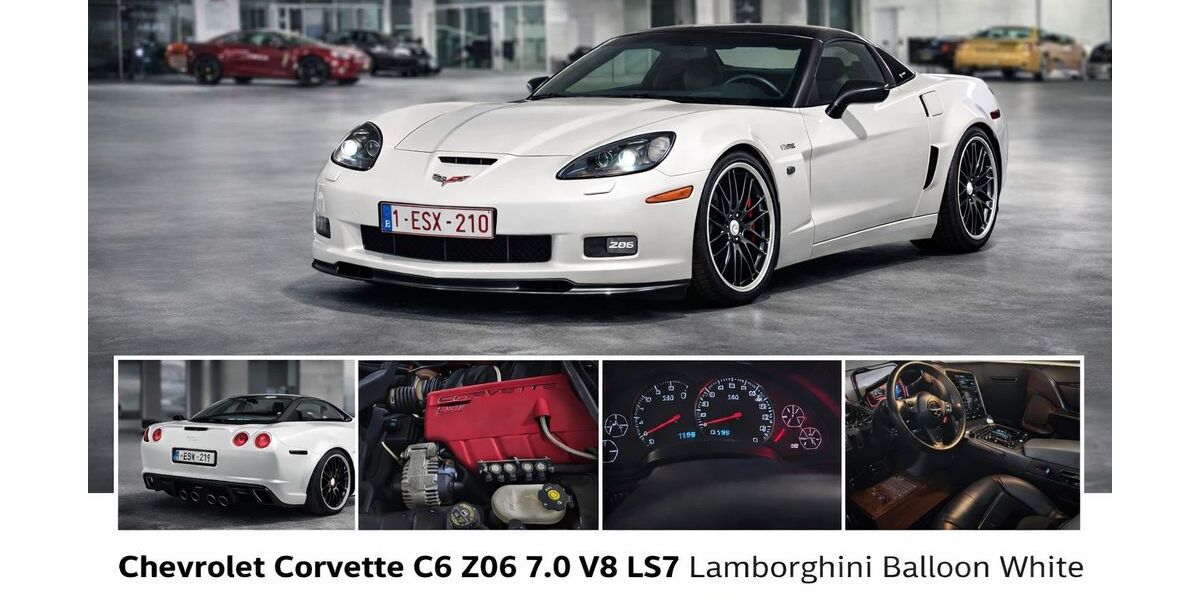 Corvette Z06 119.512 km 44.950 &euro; ZEEBRUGGE 08380