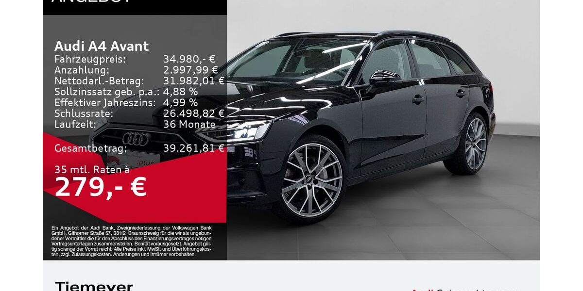 Audi A4 10.047 km 34.280 &euro; Bochum 44809