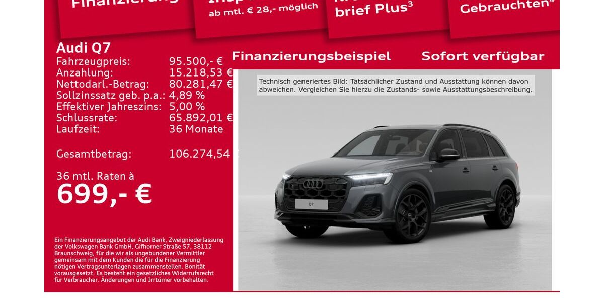 Audi Q7 6.001 km 93.990 &euro; Berlin 12489