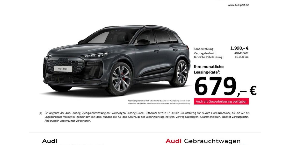 Audi Q6 e-tron 11.940 km 67.911 &euro; Dortmund 44143