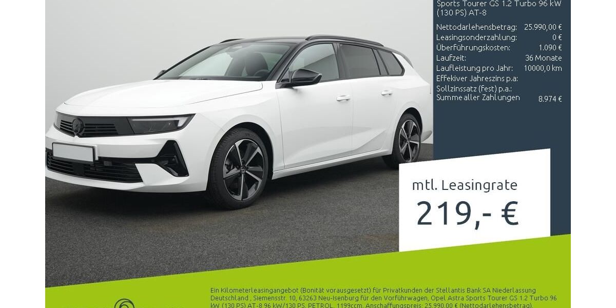 Opel Astra 5.000 km 25.990 &euro; Borken 46325