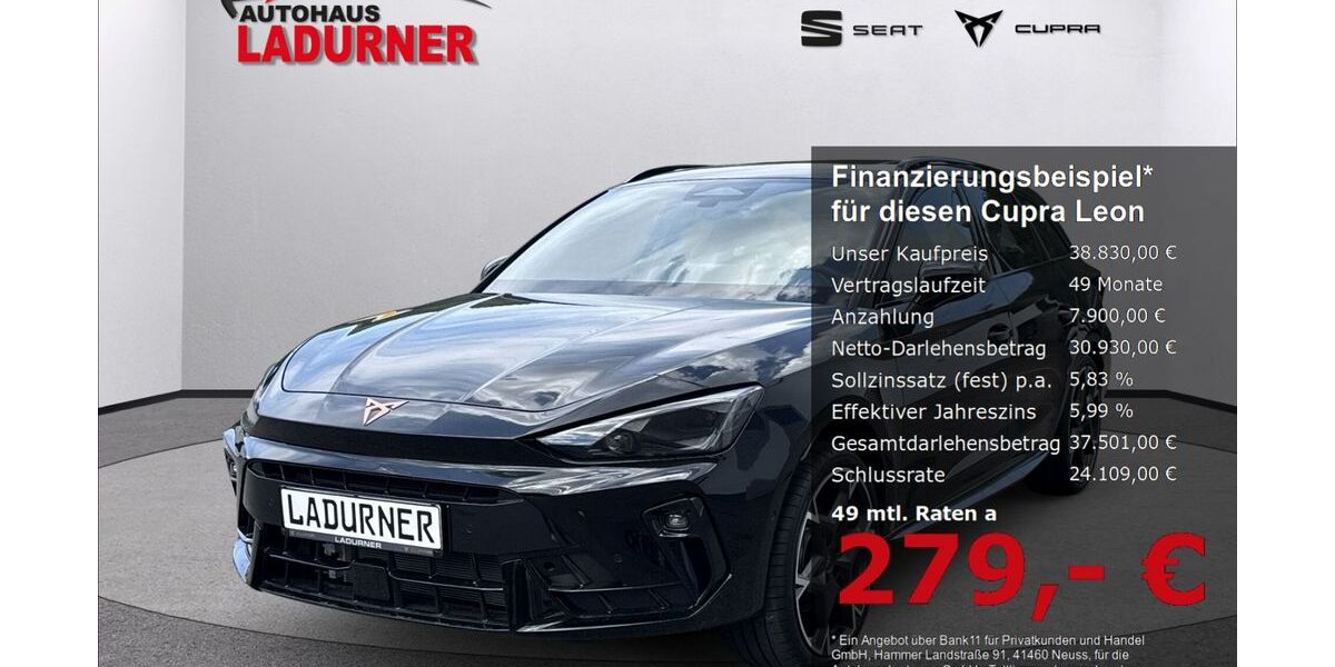 Cupra Leon 15.000 km 38.830 &euro; Tuttlingen 78532