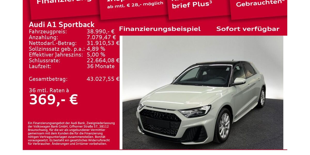 Audi A1 6.001 km 38.700 &euro; Berlin 12489