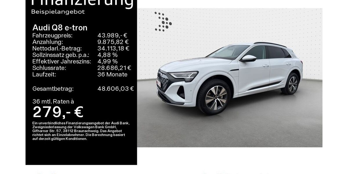 Audi Q8 e-tron 22.600 km 42.899 &euro; Hanau 63452