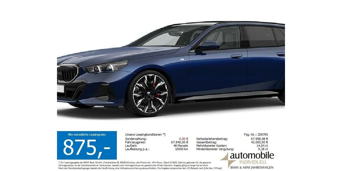 BMW 540 19.900 km 67.790 &euro; Paderborn 33100