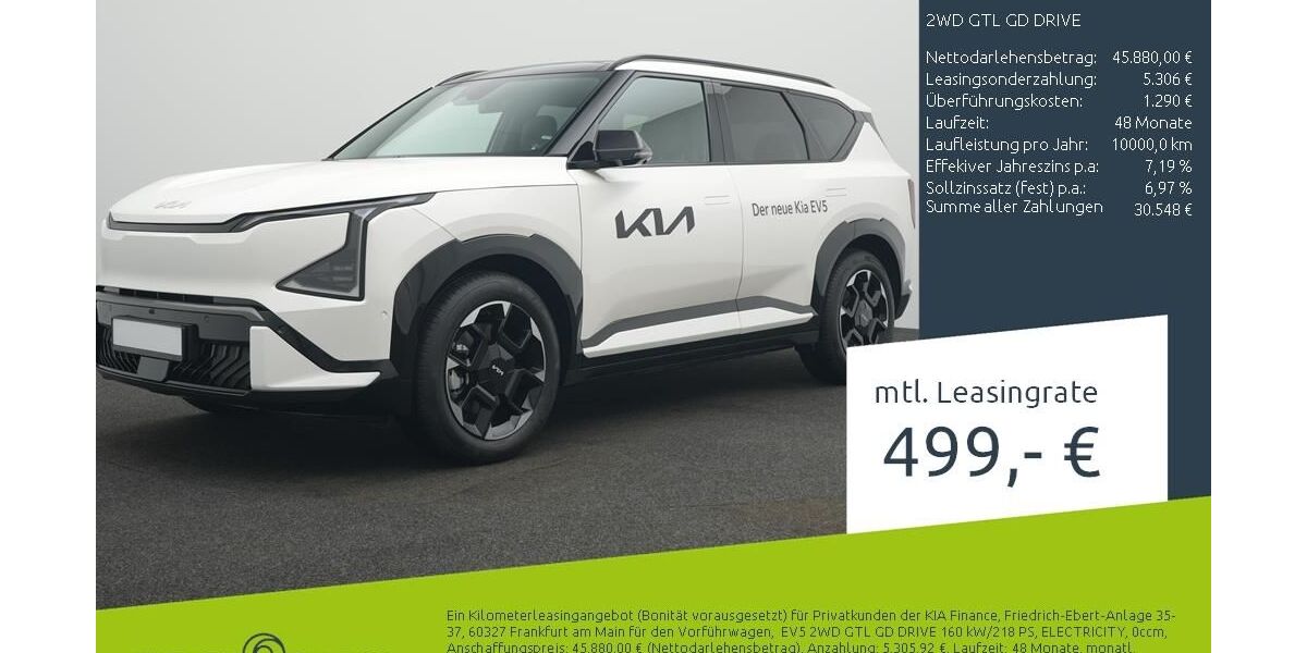 Kia EV5 3.500 km 45.280 &euro; Bocholt 46395