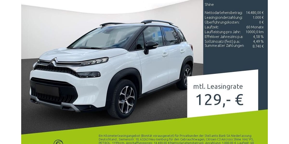 Citroen C3 Aircross 18.578 km 14.480 &euro; Borken 46325